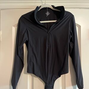 Black Long Sleeve Bodysuit